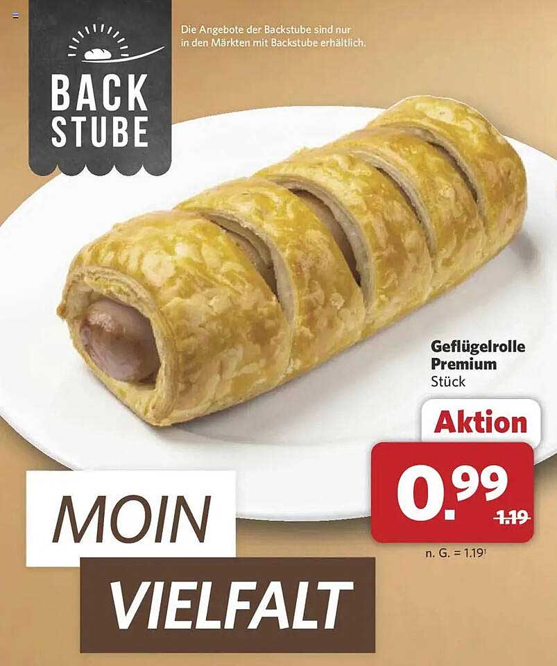 Geflügelrolle Premium Stück