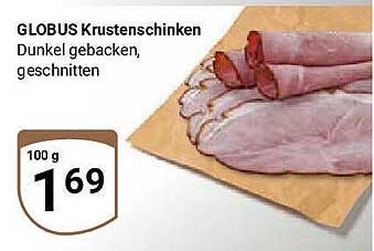 GLOBUS Krustenschinken Dunkel gebacken, geschnitten