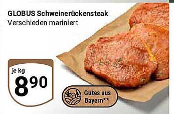 GLOBUS Schweinerückensteak - Verschieden mariniert
