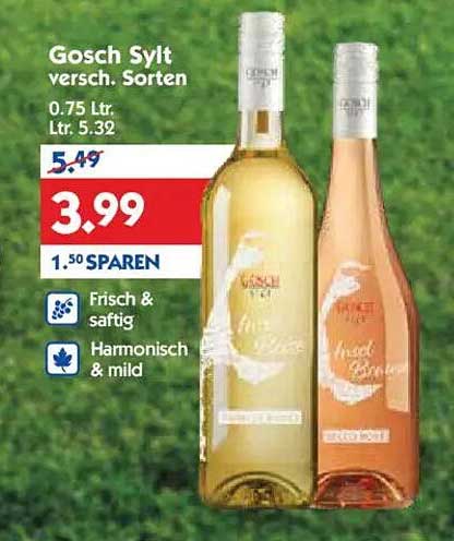 Gosch Sylt - verschiedene Sorten