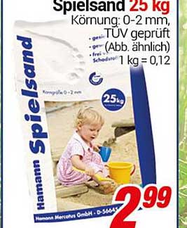 Hamann Spielsand 25 kg