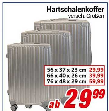 Hartschalenkoffer in verschiedenen Größen