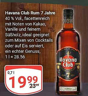 Havana Club Rum 7 Jahre