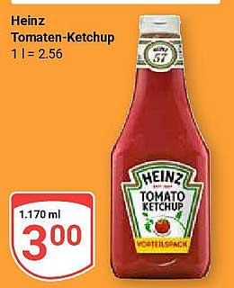 Heinz Tomaten-Ketchup 1,17 l zum Sonderpreis