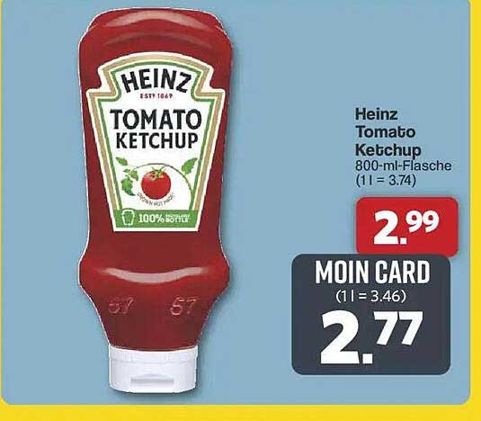 Heinz Tomato Ketchup 800-ml-Flasche