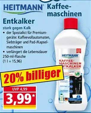 HEITMANN Entkalker für Kaffeemaschinen