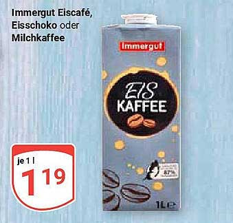 Immergut Eiscafé, Eisschoko oder Milchkaffee