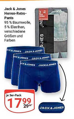 Jack & Jones Herren-Retro-Pants im 3er-Pack