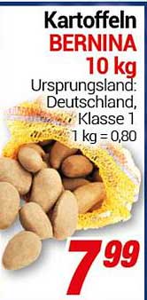 Kartoffeln BERNINA 10 kg