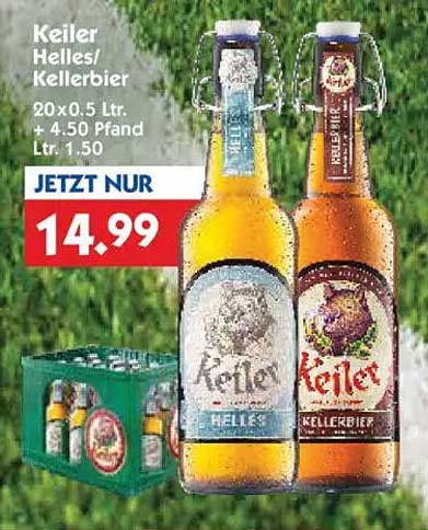 Keiler Helles/Kellerbier 20x0.5 Ltr.