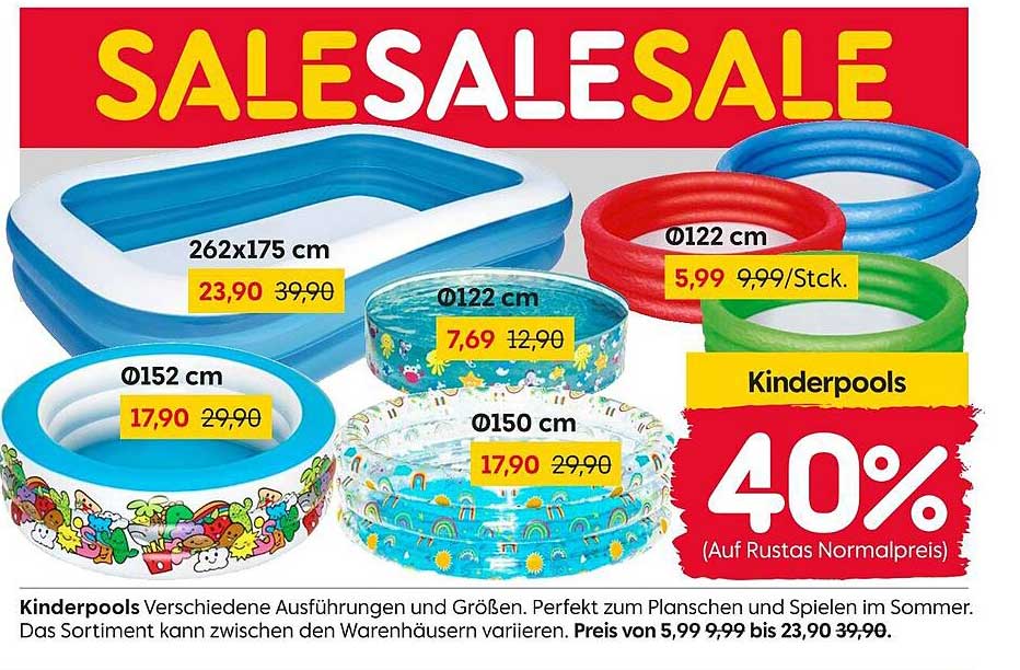Kinderpools - Ideal für den Sommer!
