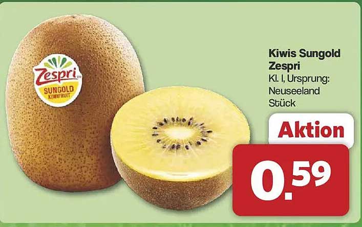 Kiwis Sungold Zespri - Stück