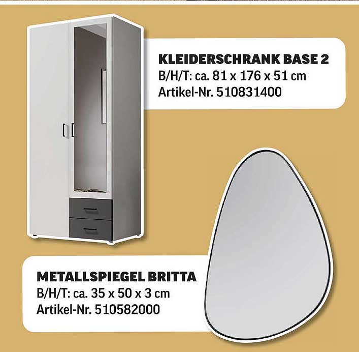 KLEIDERSCHRANK BASE 2