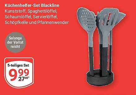 Küchenhelfer-Set Blackline