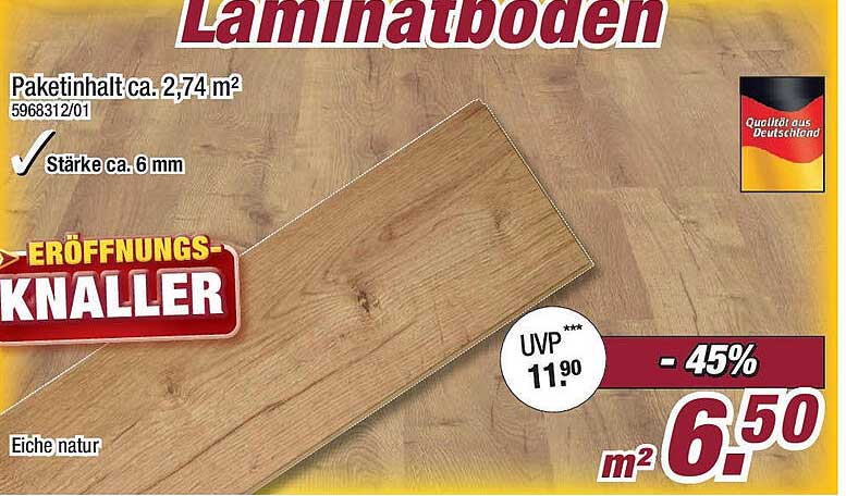 Laminatboden Eiche natur – der perfekte Bodenbelag für Ihr Zuhause