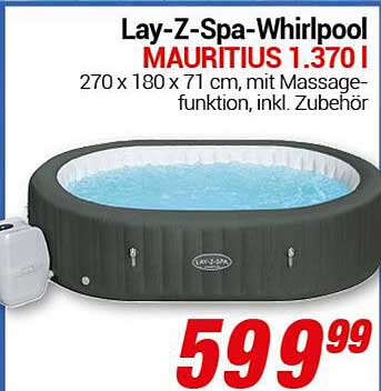 Lay-Z-Spa-Whirlpool MAURITIUS 1.370 l