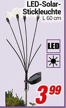 LED-Solar-Stickleuchte L 60 cm