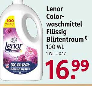 Lenor Colorwaschmittel Flüssig Blütentraum 100 WL