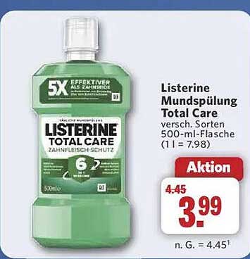 Listerine Mundspülung Total Care 500 ml