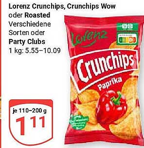 Lorenz Crunchips, Crunchips Wow oder Roasted - Verschiedene Sorten