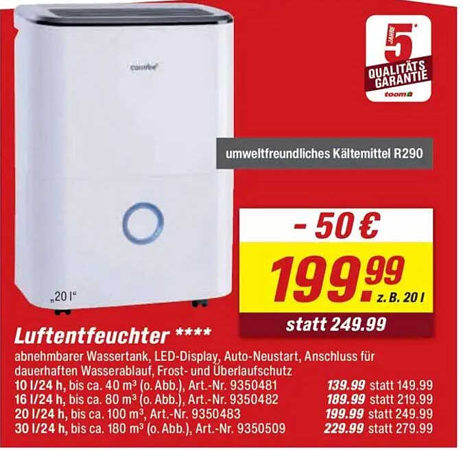 Luftentfeuchter ****