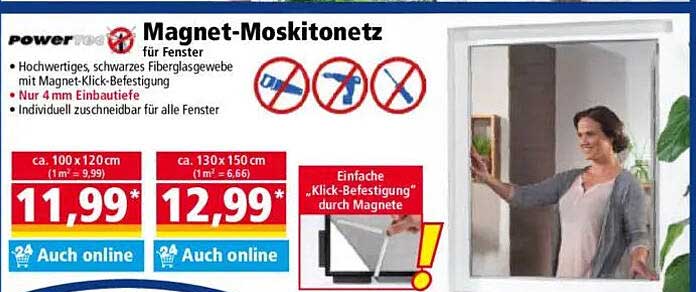 Magnet-Moskitoetz für Fenster