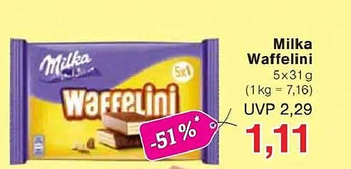 Milka Waffelini 5x31g