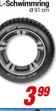 MUD MASTER L-Schwimmring Ø 91 cm