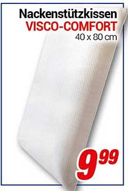 Nackenstützkissen VISCO-COMFORT 40 x 80 cm