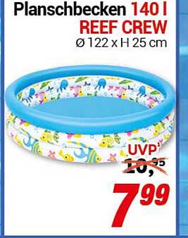 Planschbecken 140 l REEF CREW Ø 122 x H 25 cm