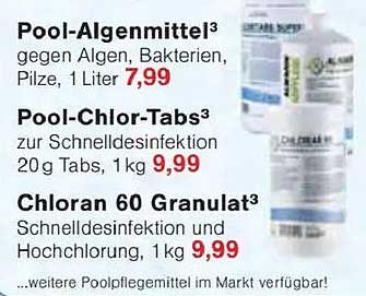 Pool-Algenmittel 1 Liter gegen Algen, Bakterien, Pilze
