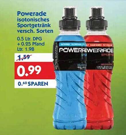 Powerade isotonisches Sportgetränk versch. Sorten