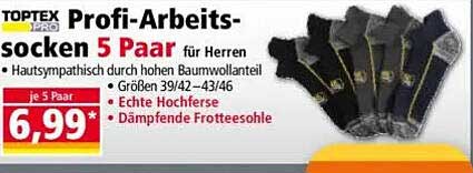 Profi-Arbeits-socken 5 Paar für Herren