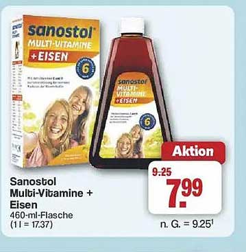 Sanostol Multi-Vitamine + Eisen
