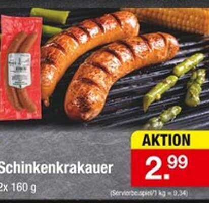 Schinkenkrakauer 2x 160 g