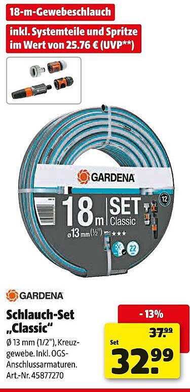 Schlauch-Set „Classic“ von Gardena