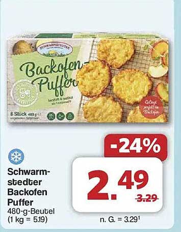 Schwarmstedter Backofen Puffers 480-g-Beutel