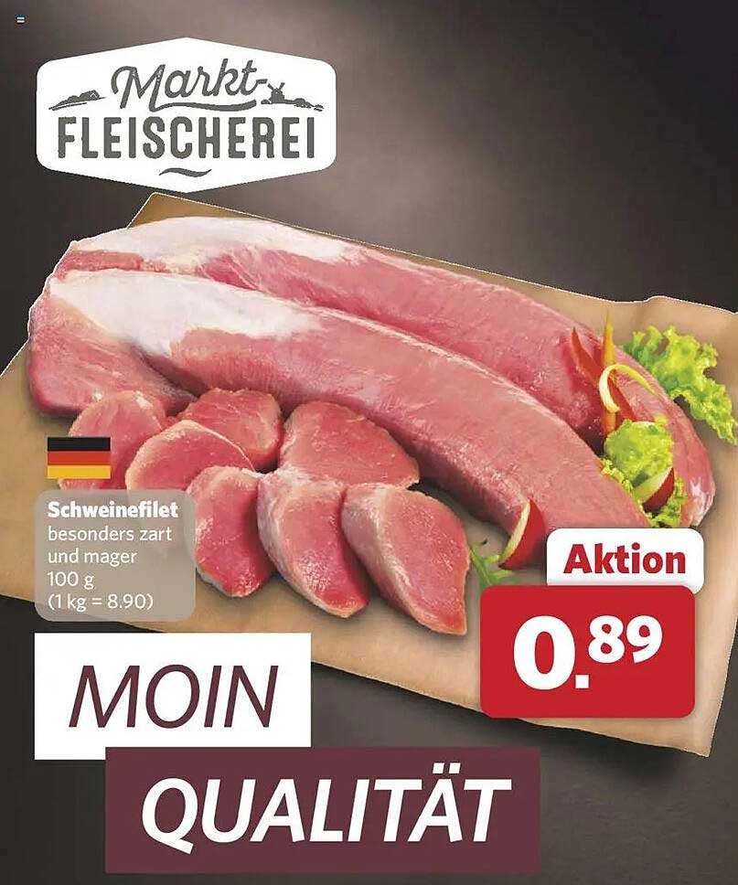 Schweinefilet besonders zart und mager - Aktionspreis!