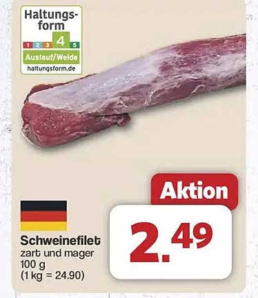 Schweinefilet zart und mager