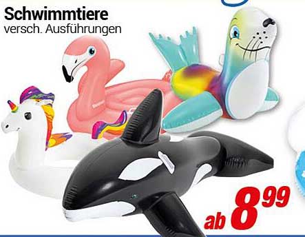 Schwimmtiere - verschiedene Ausführungen
