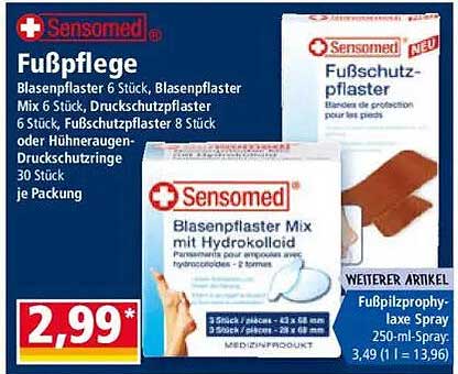 Sensomed Fußpflege - Blasenpflaster Mix & Fußschutzplaster