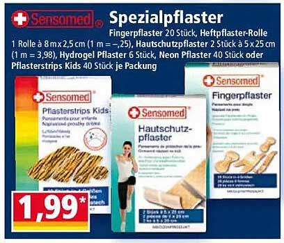Sensomed Spezialpflaster - Fingerpflaster und mehr