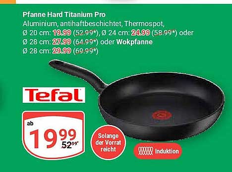 Tefal Pfanne Hard Titanium Pro