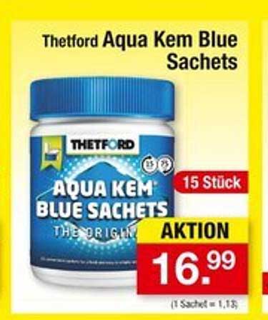 Thetford Aqua Kem Blue Sachets 15 Stück