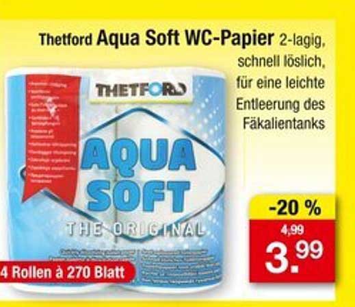 Thetford Aqua Soft WC-Papier 2-lagig