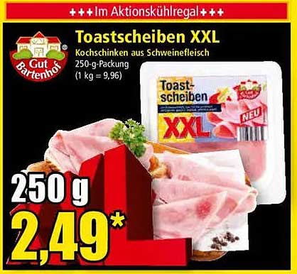 Toast-XXL-Scheiben von Gut Bartenhof