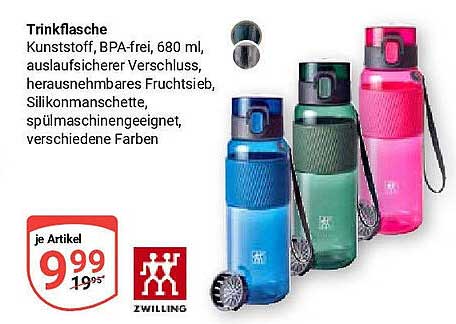 Trinkflasche ZWILLING - 680 ml, BPA-frei