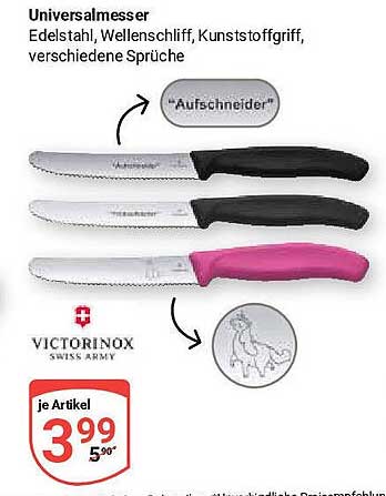 Universalmesser aus Edelstahl von Victorinox
