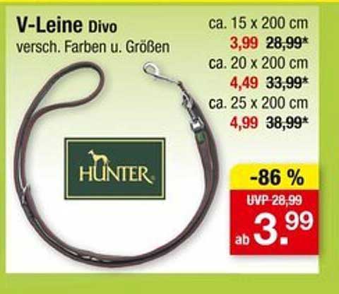 V-Leine Divo in verschiedenen Farben und Größen