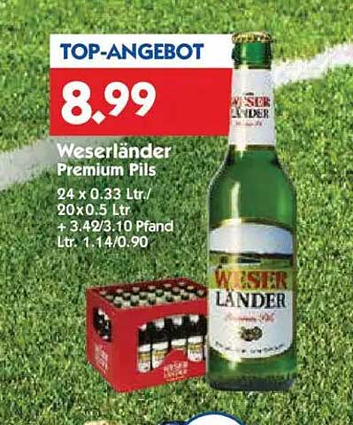 Weserländer Premium Pils - TOP-ANGEBOT